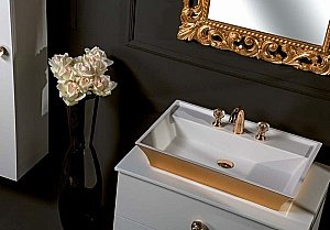 Тумба с раковиной Armadi Art Neoart 80 со столешницей белая для ванной в интернет-магазине Sanbest