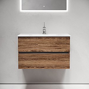 Тумба с раковиной Sancos Urban 90 UR90ECH дуб чарльстон для ванной в интернет-магазине Sanbest