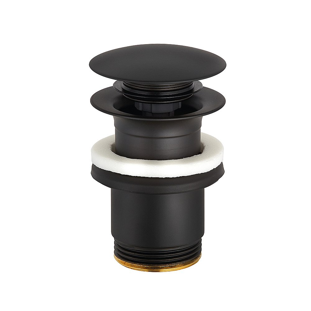 Донный клапан Kludi 1042639-00 черный матовый купить в интернет-магазине сантехники Sanbest