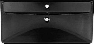 Тумба с раковиной Aquanet Вега 100 344125+329251 белая глянцевая для ванной в интернет-магазине Sanbest