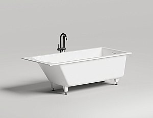 Ванна Salini Cascata KIT S-Sense 104513GF 180x80 RAL купить в интернет-магазине Sanbest