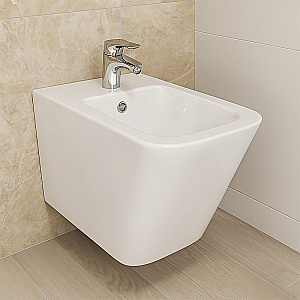 Биде Azario Teramo AZ-0052F белое купить в интернет-магазине Sanbest