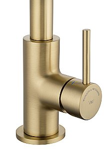 Смеситель для кухни WONZON & WOGHAND WW-L1005-BG брашированное золото купить в интернет-магазине сантехники Sanbest