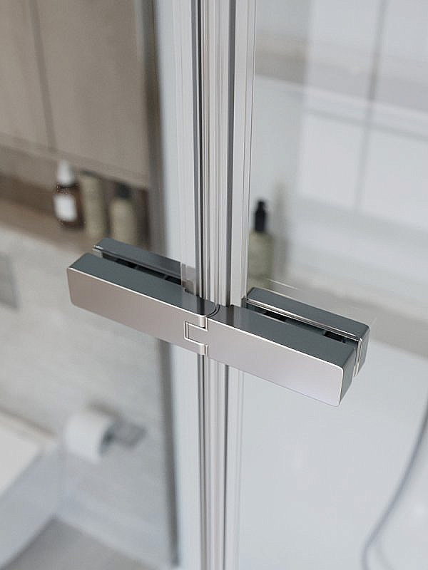 Душевая кабина BelBagno UNO-CAB-A-1 90x90 стекло прозрачное/профиль хром купить в интернет-магазине Sanbest