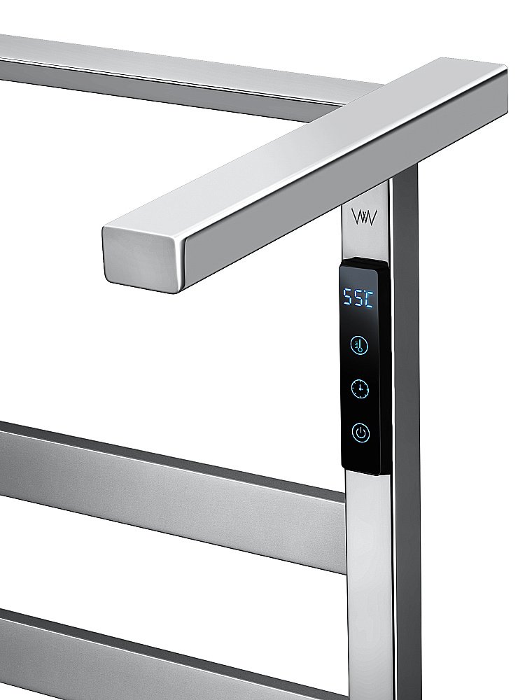 Полотенцесушитель электрический WONZON & WOGHAND FRANKFURT, Хром (WW-A1026-CR) купить в интернет-магазине сантехники Sanbest