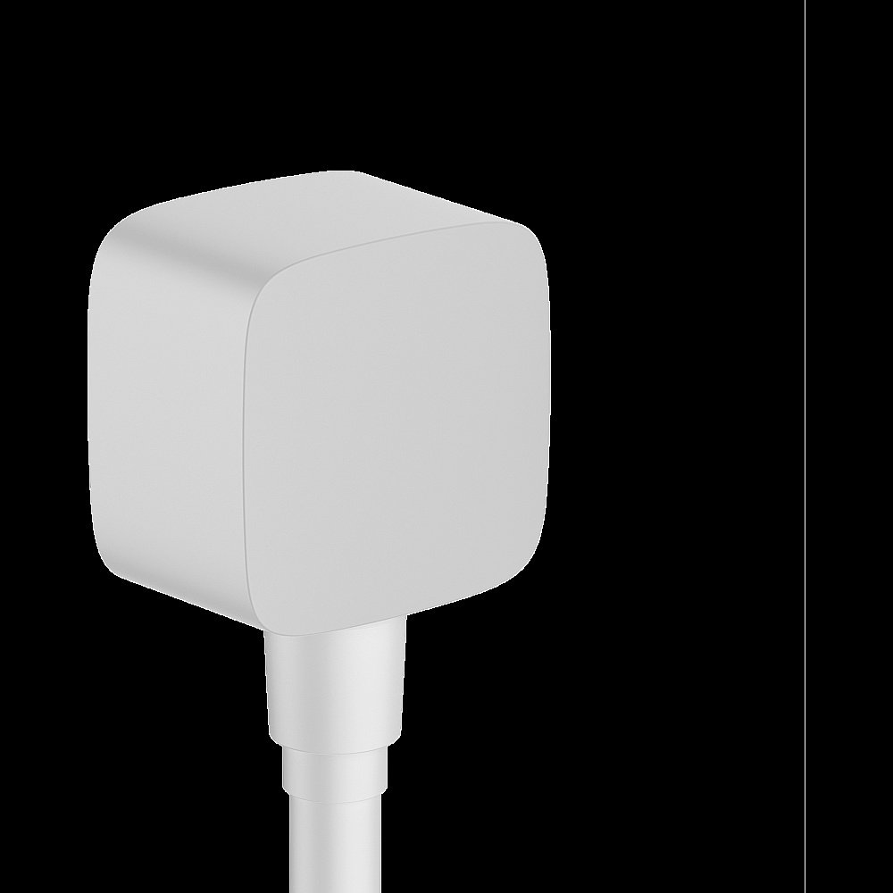 Подключение для шланга Hansgrohe FixFit 26457700 белый матовый купить в интернет-магазине сантехники Sanbest