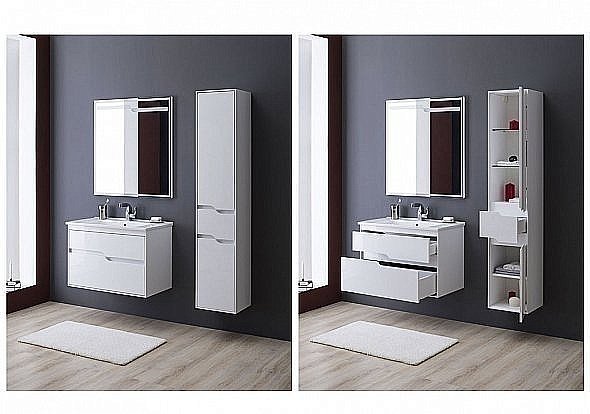 Зеркало Aquanet Модена 85 в ванную от интернет-магазине сантехники Sanbest