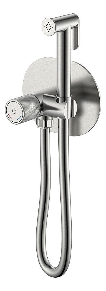 Гигенический душ Boheme Tech 157-NB никель брашированный купить в интернет-магазине сантехники Sanbest