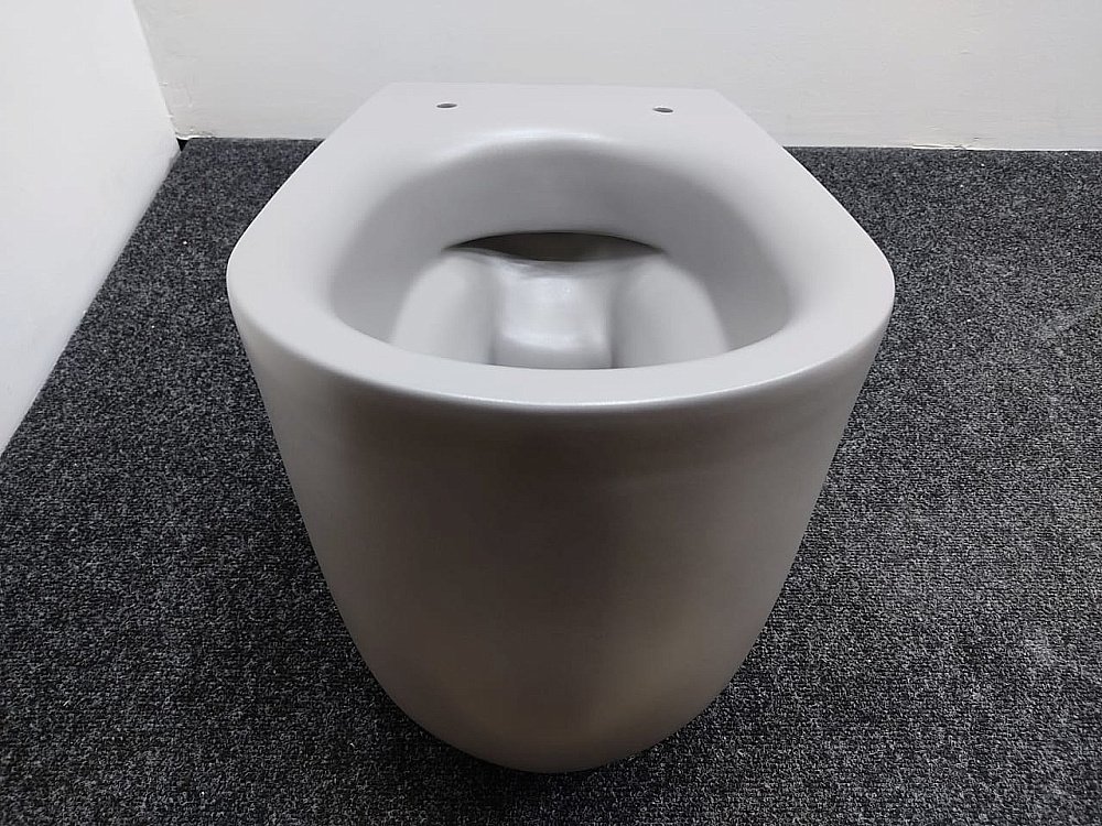 Унитаз подвесной Kerasan Nolita 5314 Ferro Matt, безободковый купить в интернет-магазине Sanbest