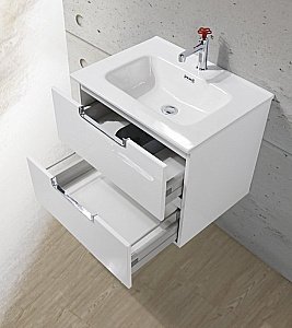 Тумба с раковиной BelBagno ETNA H60 2C 80 Bianco Lucido для ванной в интернет-магазине Sanbest