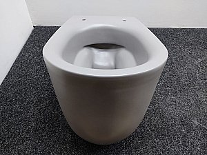 Унитаз подвесной Kerasan Nolita 5314 Ferro Matt, безободковый купить в интернет-магазине Sanbest