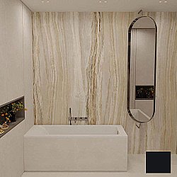 Ванна из искусственного камня Veconi Solita Slim SLTSLIM16070B 160х70 черная купить в интернет-магазине Sanbest