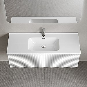 Тумба с раковиной Sancos Snob R 1.0 SNR1.0120W/CN7006 Bianco для ванной в интернет-магазине Sanbest