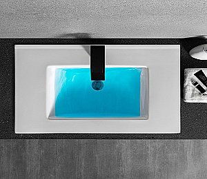 Раковина Ceramalux N 71 YJ-803-70 белая купить в интернет-магазине Sanbest