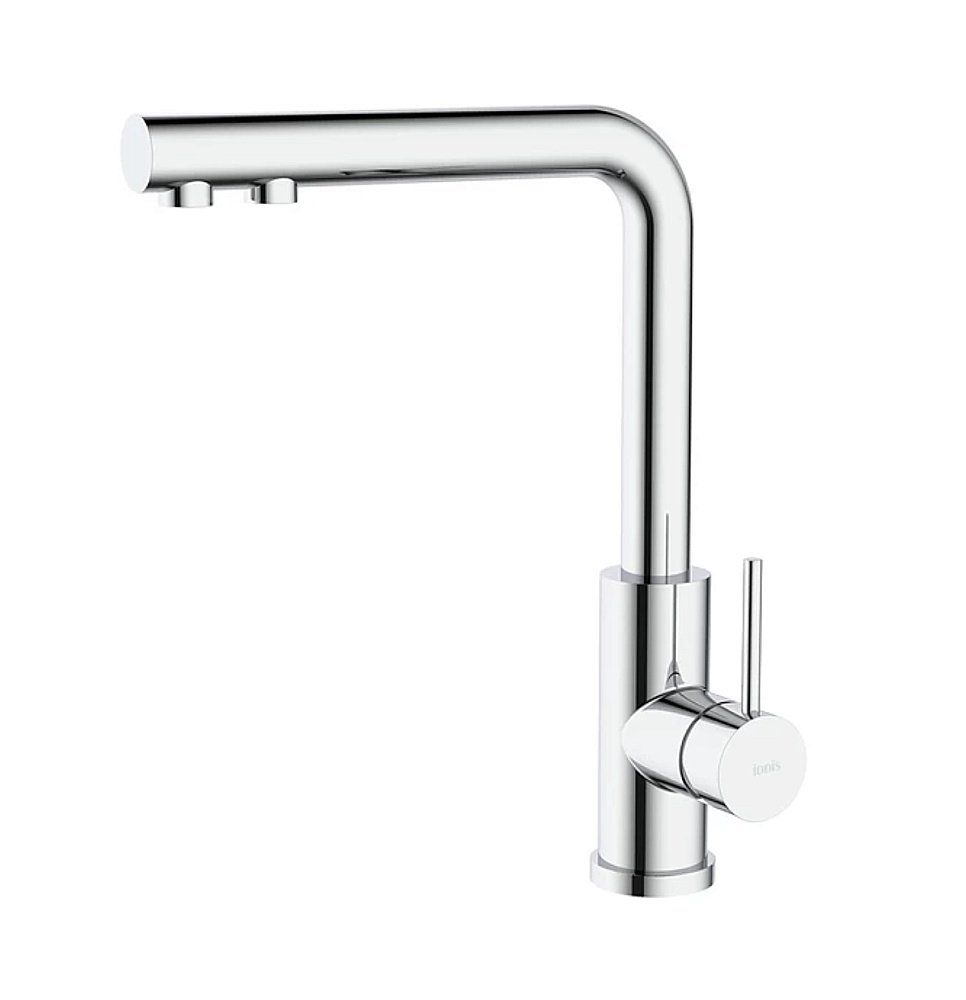 Смеситель для кухни Iddis Rule RULSBLFi05 глянцевый хром купить в интернет-магазине сантехники Sanbest