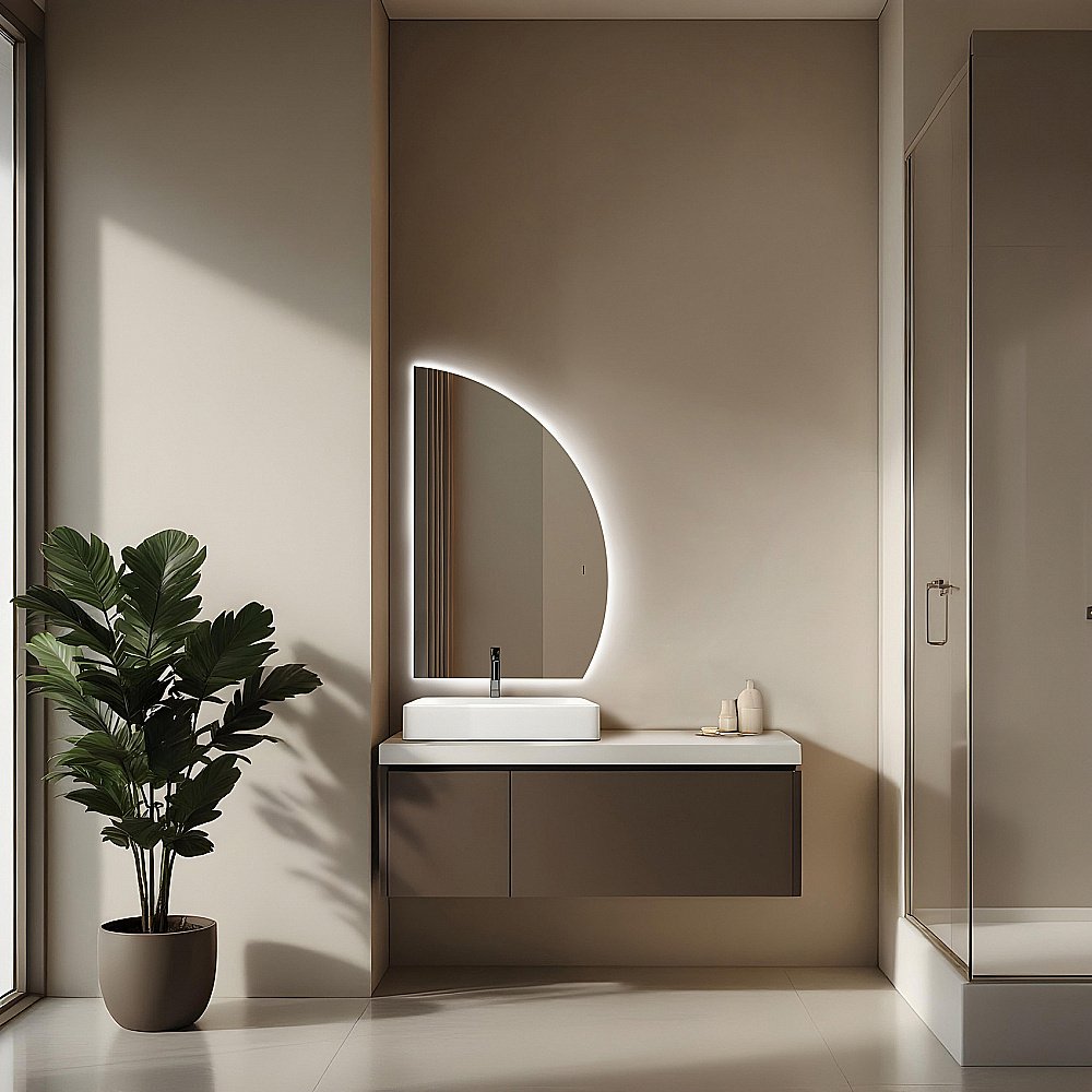 Зеркало Abber Teil 69 AG6504S в ванную от интернет-магазине сантехники Sanbest