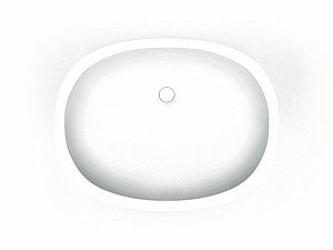 Раковина под столешницу Montebianco PIETRO DUE 11023 белая матовая купить в интернет-магазине Sanbest