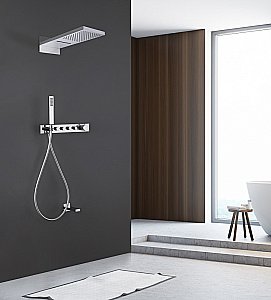 Душевая система Abber Rund AF8753 хром купить в интернет-магазине сантехники Sanbest