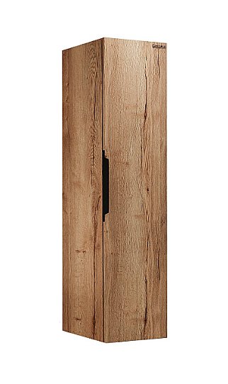 Пенал подвесной Grossman ФОРТА 30 дуб галифакс для ванной в интернет-магазине сантехники Sanbest