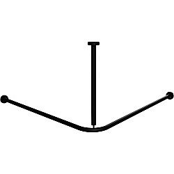 Карниз для ванны Bemeta 90х90 101120110 черный купить в интернет-магазине сантехники Sanbest