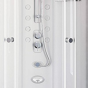 Душевая кабина Радомир Паола 2 103х103 1-05-1-0-0-0581 стекло матовое/профиль белый купить в интернет-магазине Sanbest