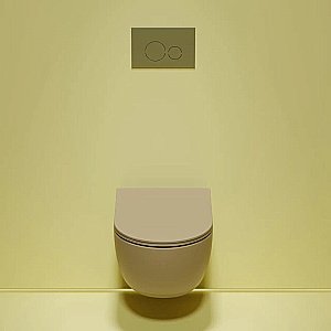 Унитаз подвесной Ceramica Nova Modena CN6063MC безободковый, с крышкой микролифт, капучино матовый купить в интернет-магазине Sanbest