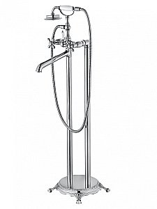 Смеситель для ванны напольного монтажа WONZON & WOGHAND RETRO, Хром (WW-88649020-CR) купить в интернет-магазине сантехники Sanbest