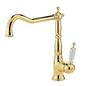 Смеситель для кухни Migliore Cucina Oxford ML.CUC-6382 золото купить в интернет-магазине сантехники Sanbest