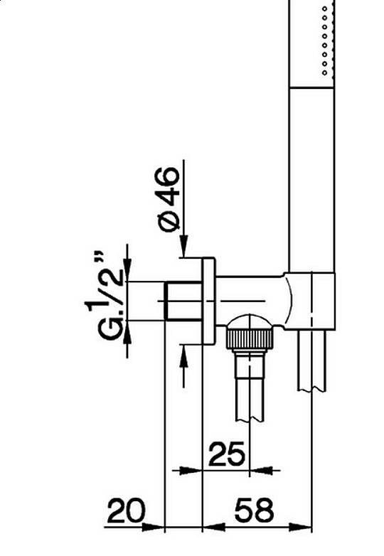 Душевая гарнитура Cisal Shower DS01881340 купить в интернет-магазине сантехники Sanbest