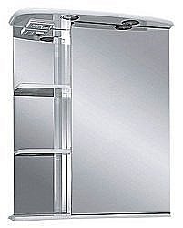 Зеркальный шкаф Misty Магнолия 60 белый правое купить в интернет-магазине сантехники Sanbest