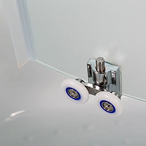 Душевая кабина AvaCan D120SRLED 120x80 с подсветкой, стекло матовое/профиль хром, правосторонняя купить в интернет-магазине Sanbest