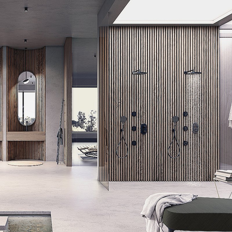 Смеситель для душа Bossini Apice Z00500.030 хром купить в интернет-магазине сантехники Sanbest