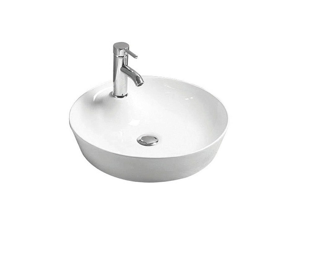 Раковина накладная Art&Max 43 AM170-T белая купить в интернет-магазине Sanbest