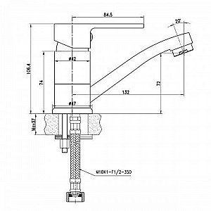 Смеситель для раковины Lemark Plus Grace LM1507C Хром купить в интернет-магазине сантехники Sanbest
