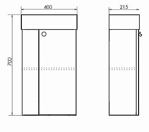 Тумба с раковиной Comforty Асти 40 00-00012835 белая для ванной в интернет-магазине Sanbest
