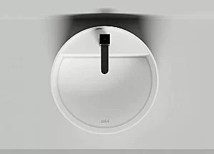 Раковина накладная Salini Armonia Round Top 02 130422TM 45 из искусственного камня S-Stone, белая матовая купить в интернет-магазине Sanbest