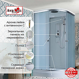 Душевая кабина AvaCan D Серия D2090 90х90 стандартная купить в интернет-магазине Sanbest