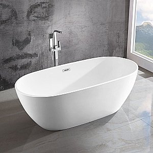 Ванна акриловая Vincea VBT-408 160x81 белая купить в интернет-магазине Sanbest
