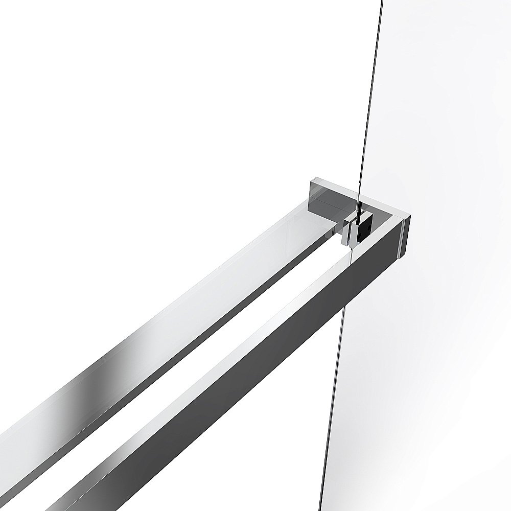 Душевая перегородка Vincea Walk-In VSW-1HR100CL 100x200 профиль хром/стекло прозрачное купить в интернет-магазине Sanbest