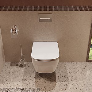 Унитаз подвесной Vincea Edge VT1-38T белый, с крышкой микролифт, безободковый, слив-торнадо купить в интернет-магазине Sanbest