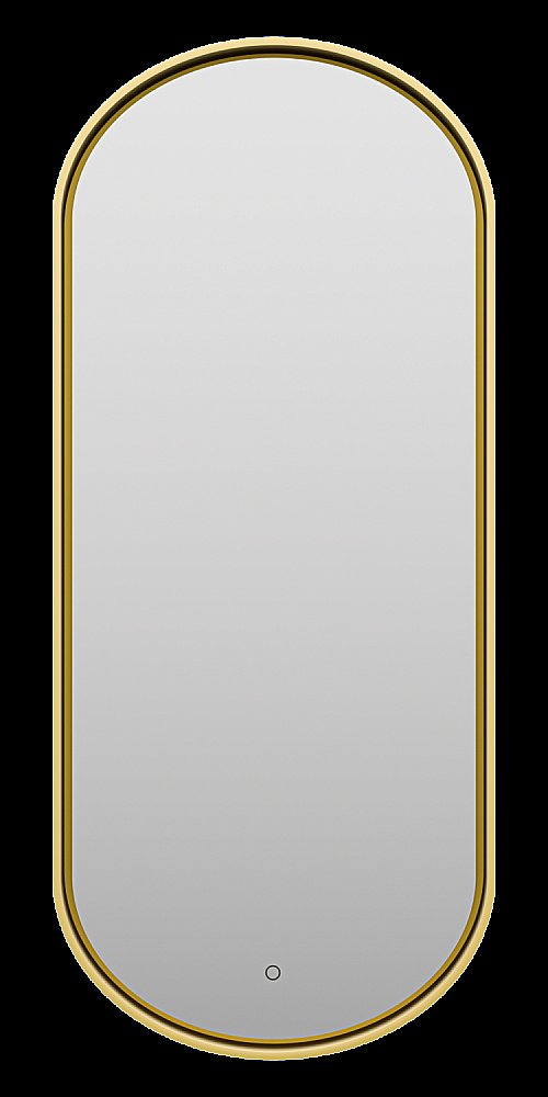 Зеркало Misty SATURN 115x50 золото в ванную от интернет-магазине сантехники Sanbest