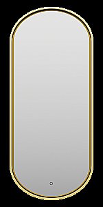 Зеркало Misty SATURN 115x50 золото в ванную от интернет-магазине сантехники Sanbest