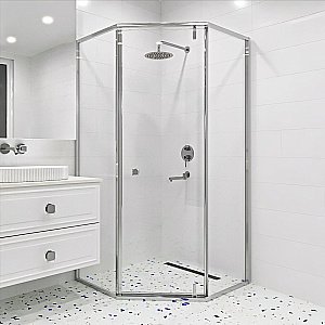 Душевой уголок RGW Hotel HO-088 350608899-11 90x90 стекло прозрачное/профиль хром купить в интернет-магазине Sanbest