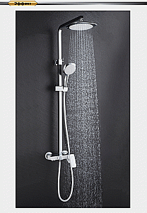 Душевая система D&K Berlin Steinbeis DA1433716A02  белая матовая купить в интернет-магазине сантехники Sanbest