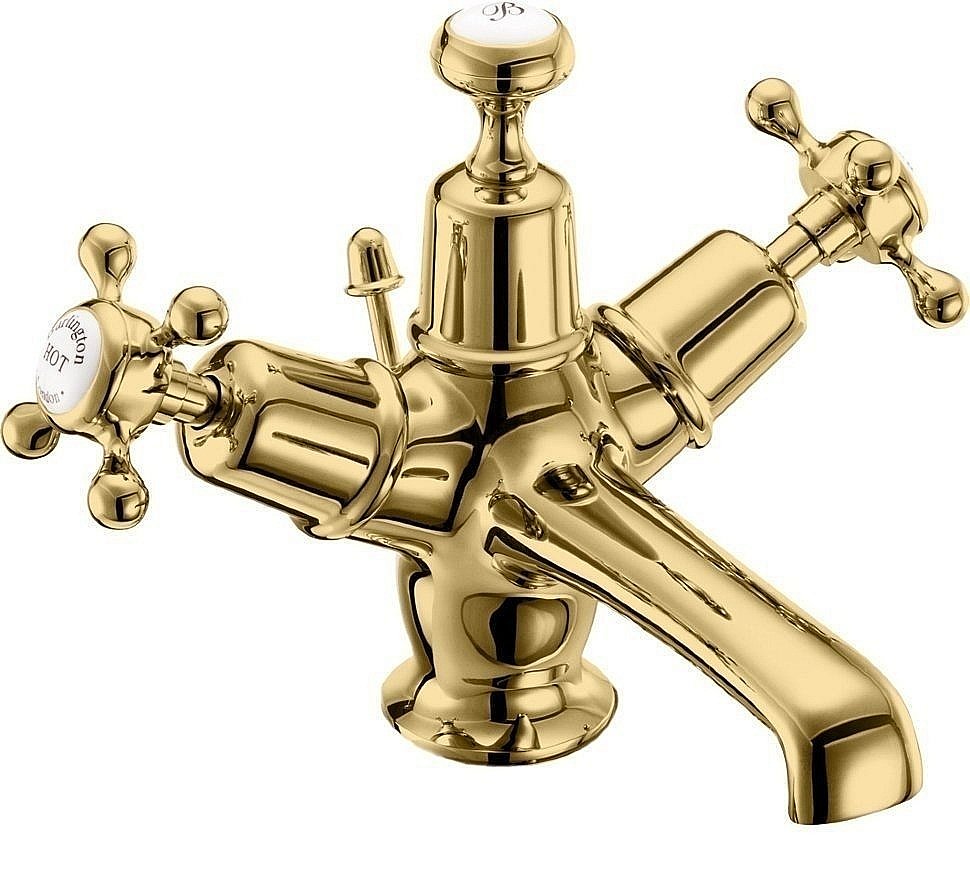 Смеситель для раковины Burlington CL4-QT GOLD купить в интернет-магазине сантехники Sanbest