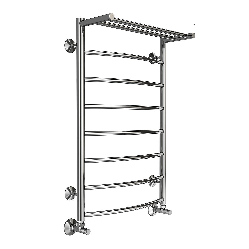 Полотенцесушитель водяной Terminus Классик П8 500х800 4670078554604 хром купить в интернет-магазине сантехники Sanbest