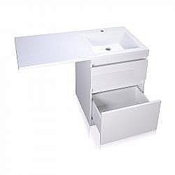 Тумба под раковину напольная Style Line Даллас 120 белая купить в интернет-магазине сантехники Sanbest