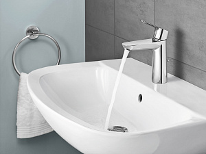 Раковина на полупьедестале Grohe Bau Ceramic 61 белая купить в интернет-магазине Sanbest