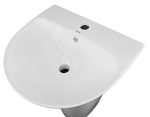 Раковина Azario FRETTA ROUND 48 AZ-307 белая купить в интернет-магазине Sanbest