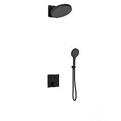 Душевая система Vincea Inspire VSFW-421I3MB черная матовая купить в интернет-магазине сантехники Sanbest